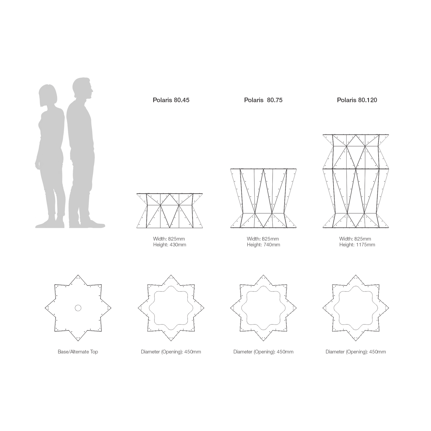 Polaris 80.120 - Galvanised Steel